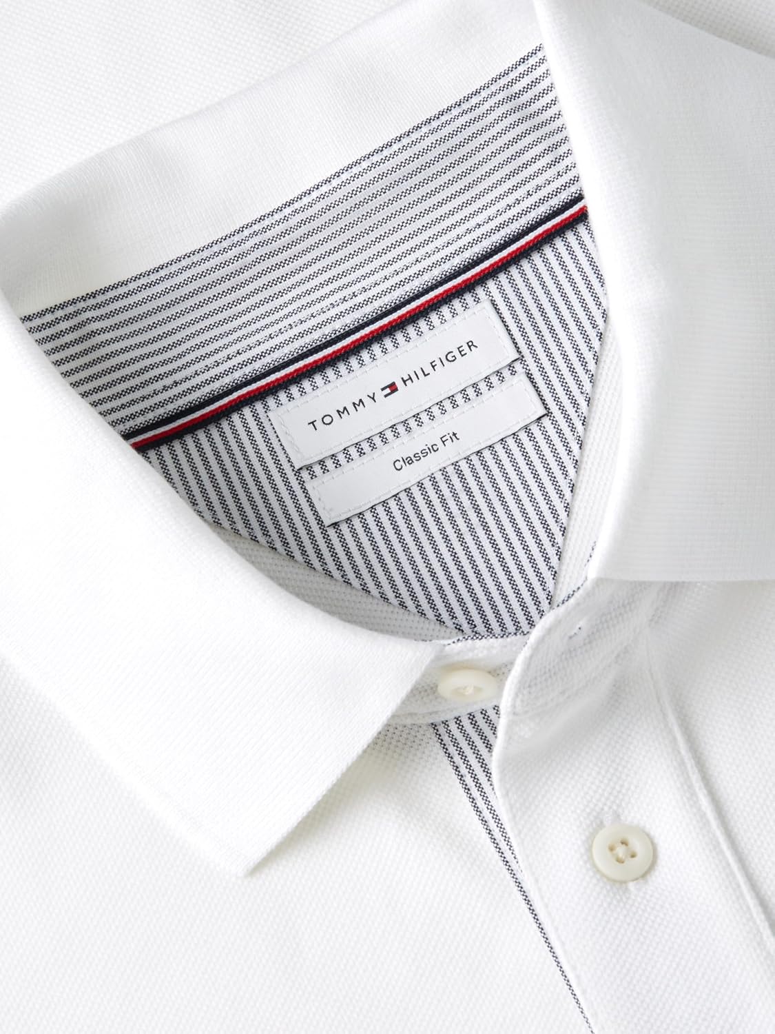 Tommy Hilfiger Men's Short Sleeve Casual Polo Shirts in Classic Fit with Embroidered Crest Design