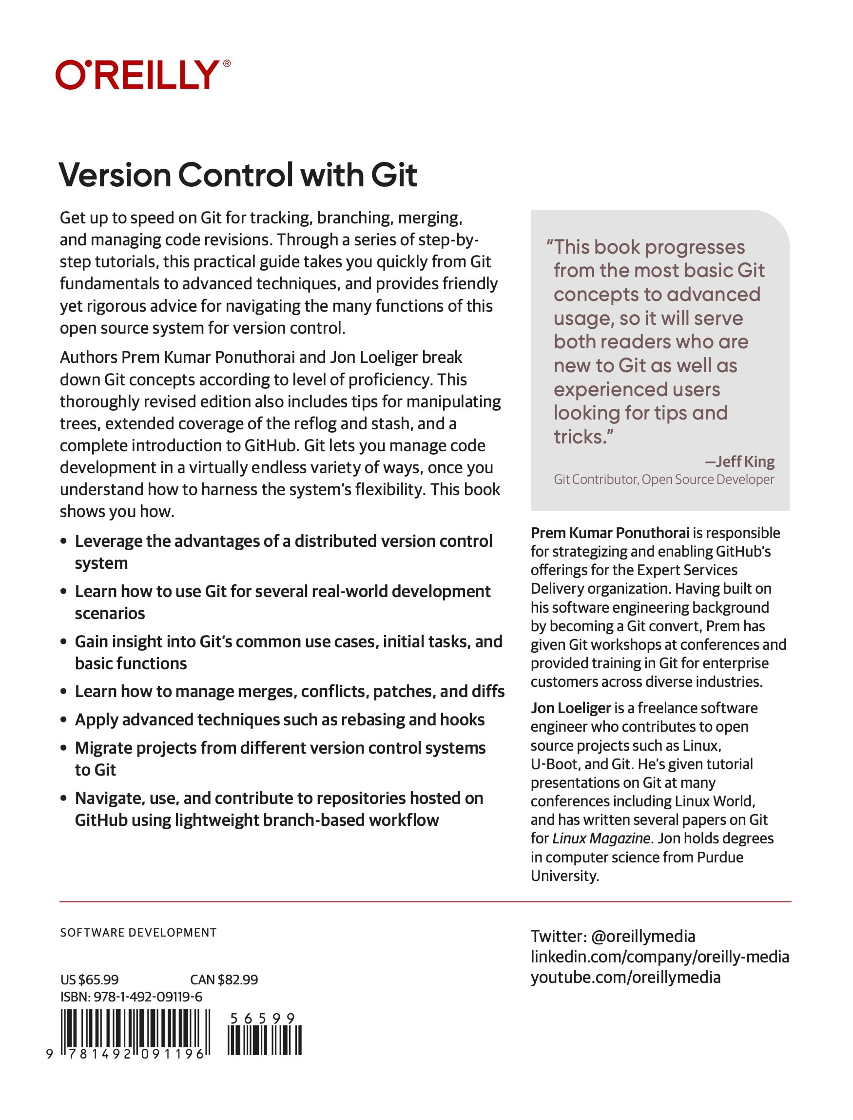 Version Control with Git: Powerful Tools and Techniques for Collaborative Software Development