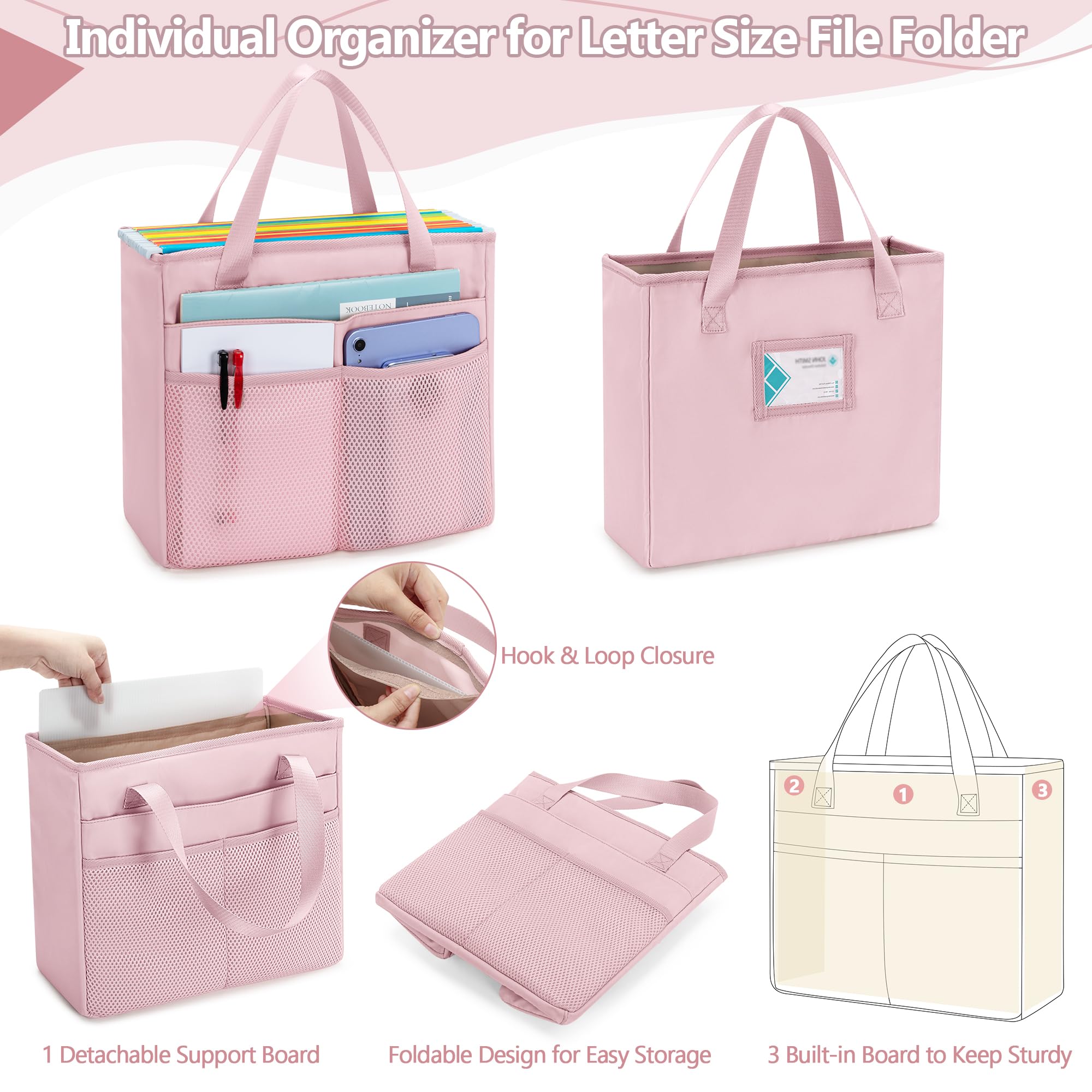 Cartella portadocumenti con custodia organizer individuale per insegnanti, impiegati (design brevettato)