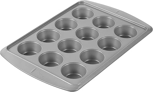 Miniatura 2 de Wilton Ever-Glide - Molde para magdalenas  Disfruta de magdalenas caseras, ideal para cupcakes, verduras asadas, huevos de papa rallada y más,