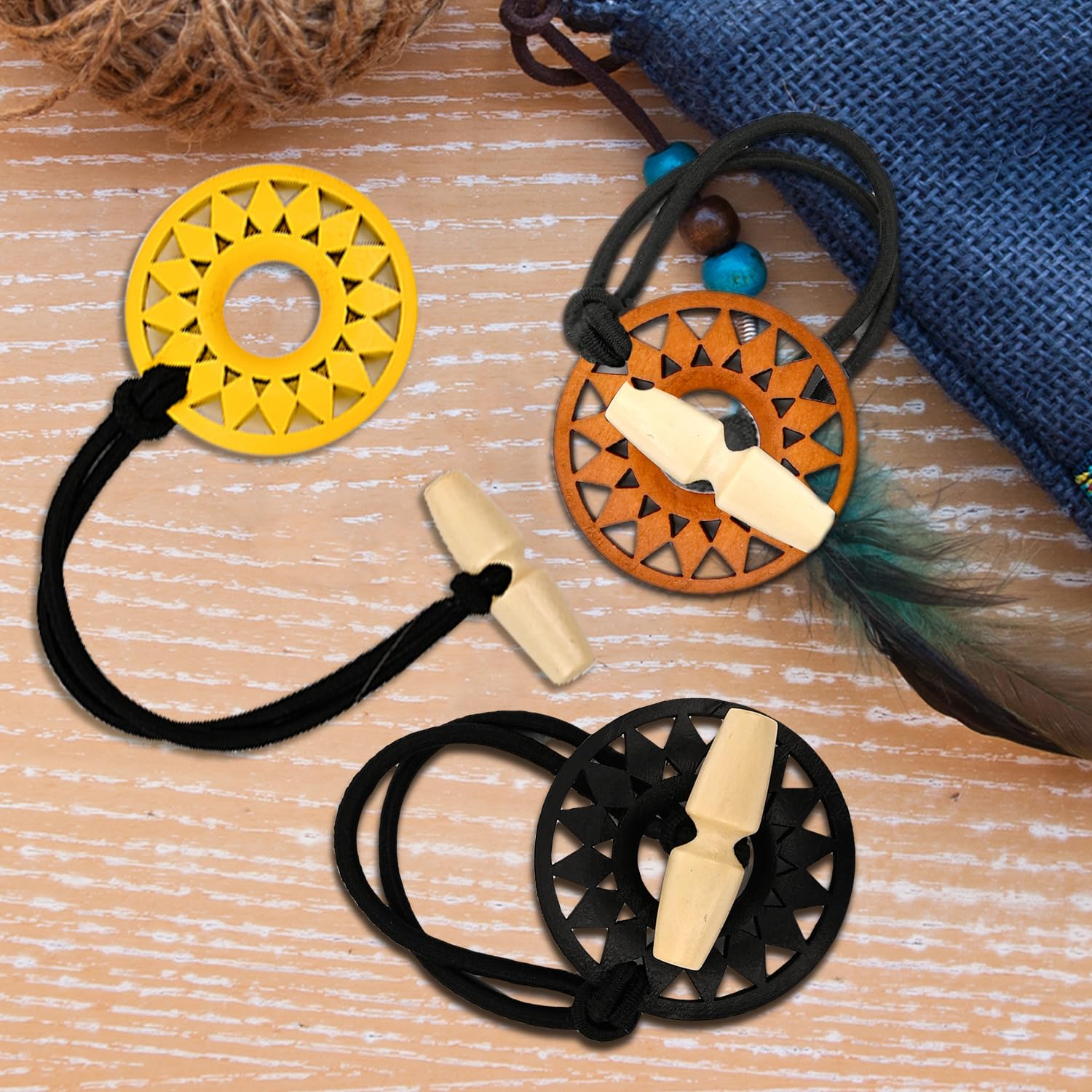 Elastic Dreadlock Hair Tie, Extra Long Dreadlock Accessories for Men & Women - Image 3