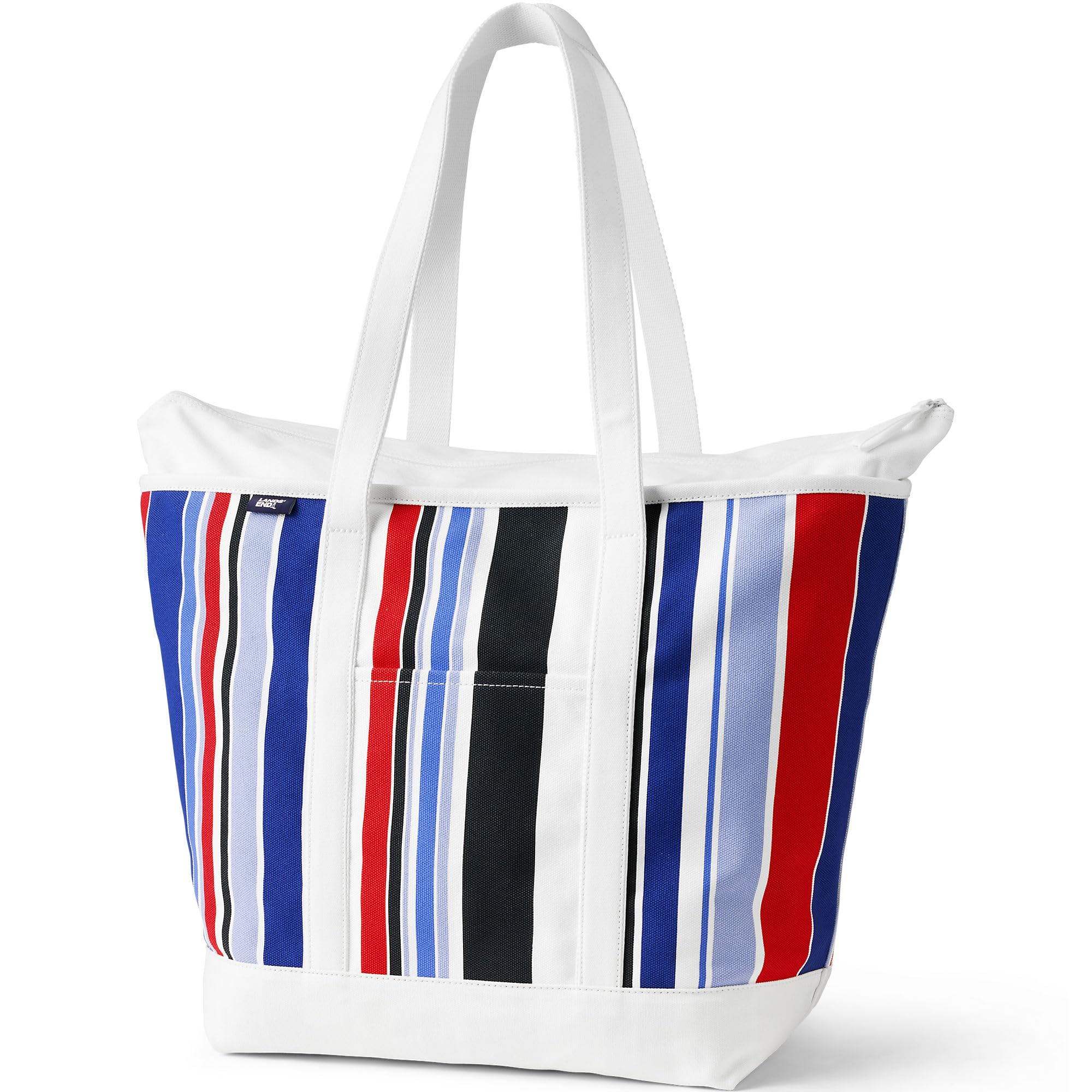 Lands' End Zip Canvas Tote