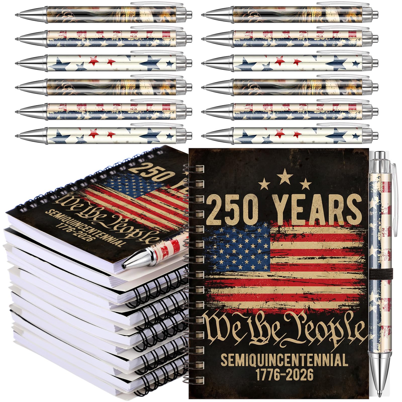 Patriotic Notepads and Pens