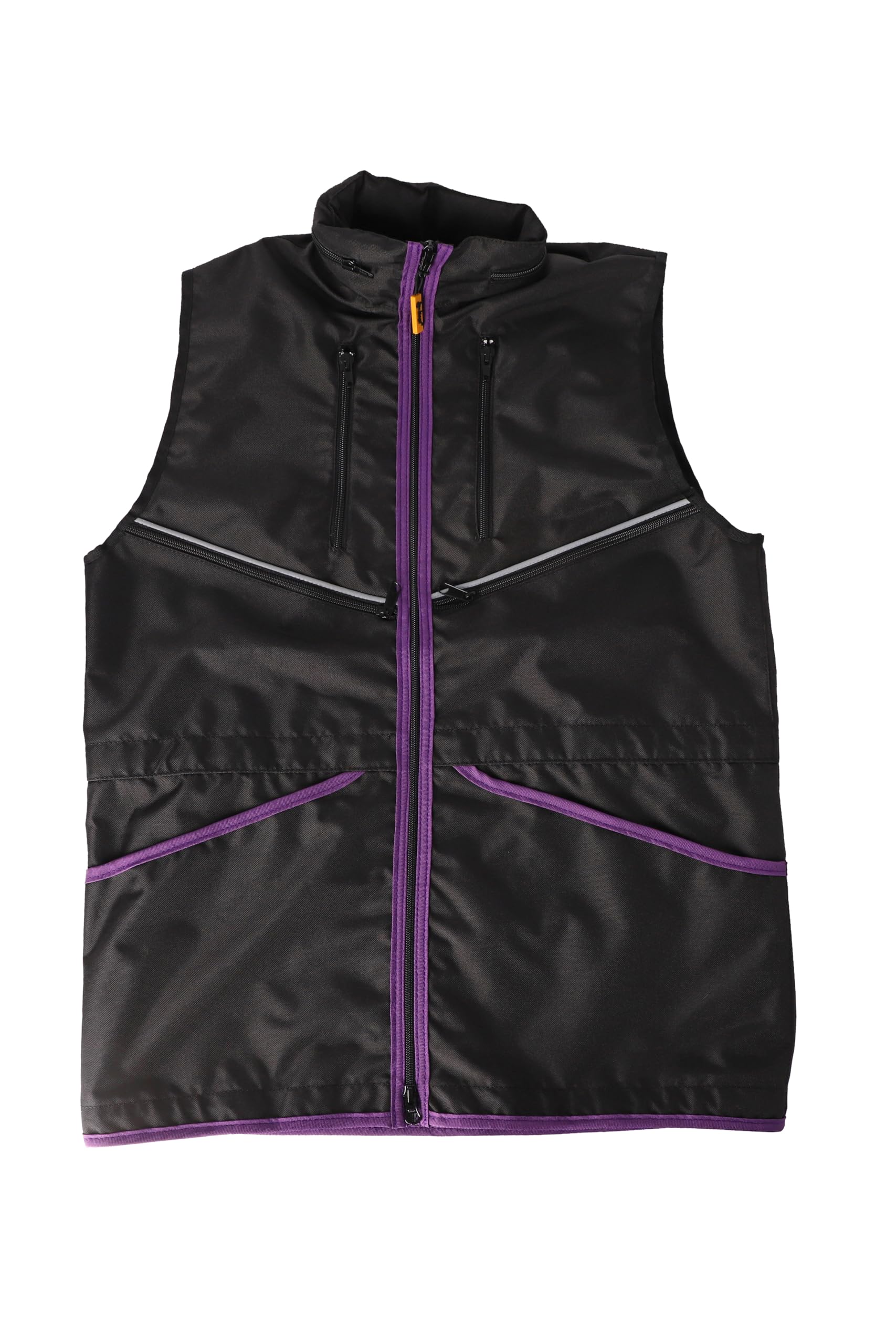 Dingo Waldemar Rutkowski Dog Trainer Vest with Two Zip Pockets, 2 Open Pockets, Hood, Adjustable, Fitted, Waterproof