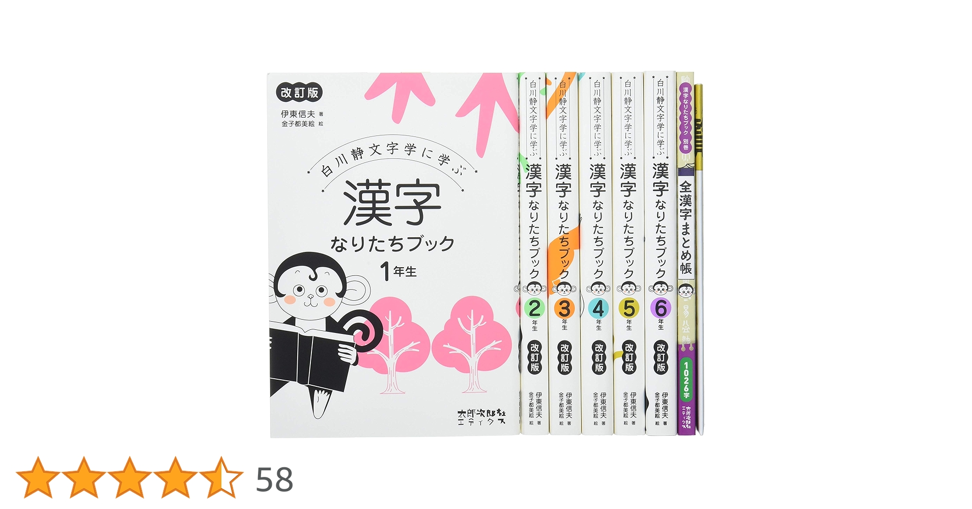 漢字なりたちブック　全7巻+漢字の音よみ名人　８冊セット 漢字なりたちブック 全7巻+漢字の音よみ名人 8冊セット