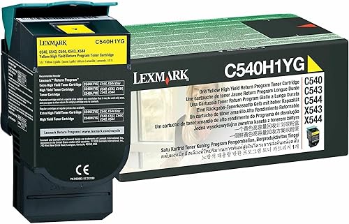 Miniatura 7 de Lexmark Cartucho de tóner C540H1 C540 C543 C544 C546 X543 X544 X546 X548 (negro) en embalaje al por menor