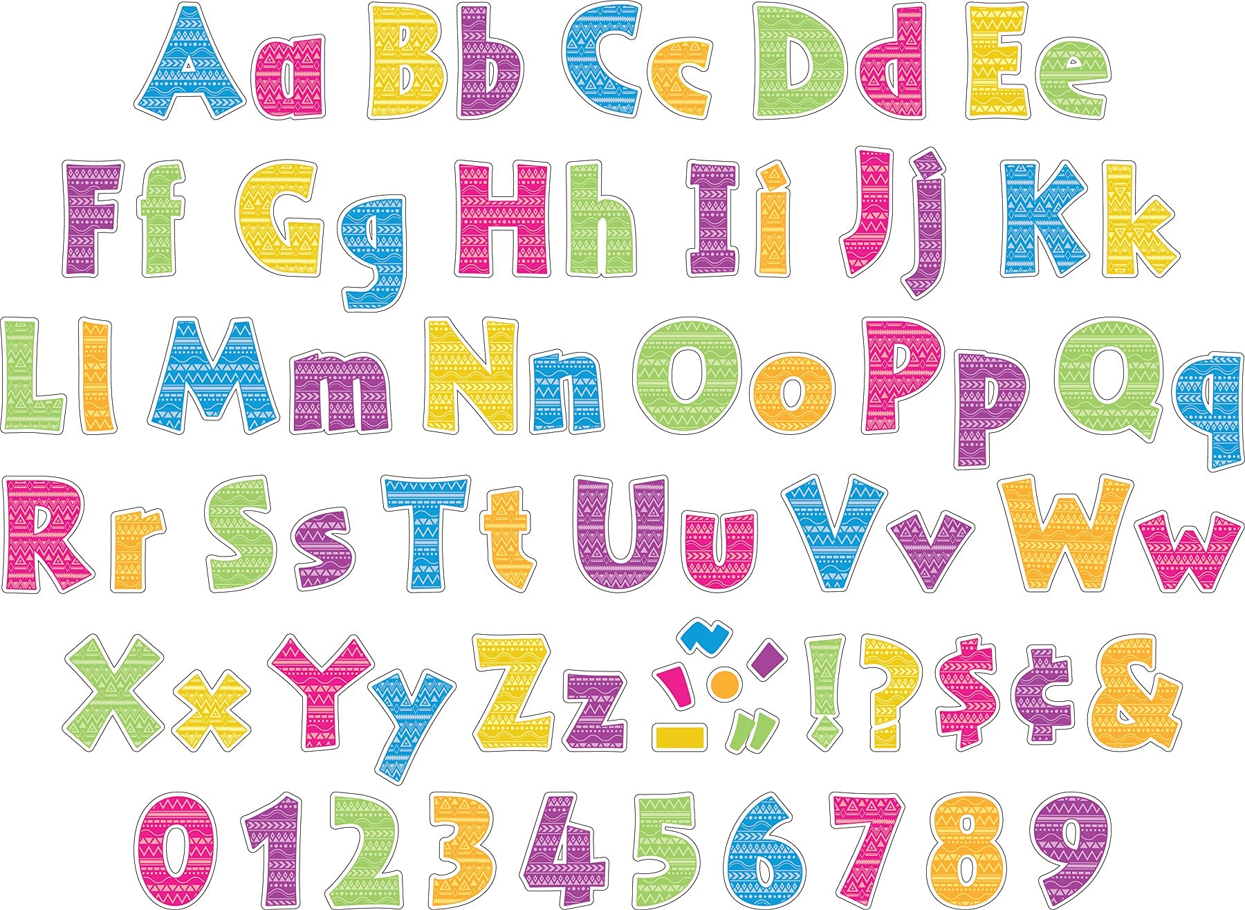 Employee Recognition Board Barker Creek Black Tie Affair 4\" Letters And  Numbers, Black, 510/Pack (BC3637 Black Letters For Bulletin Board Barker Creek 4 " Letter pop-outs 2パック