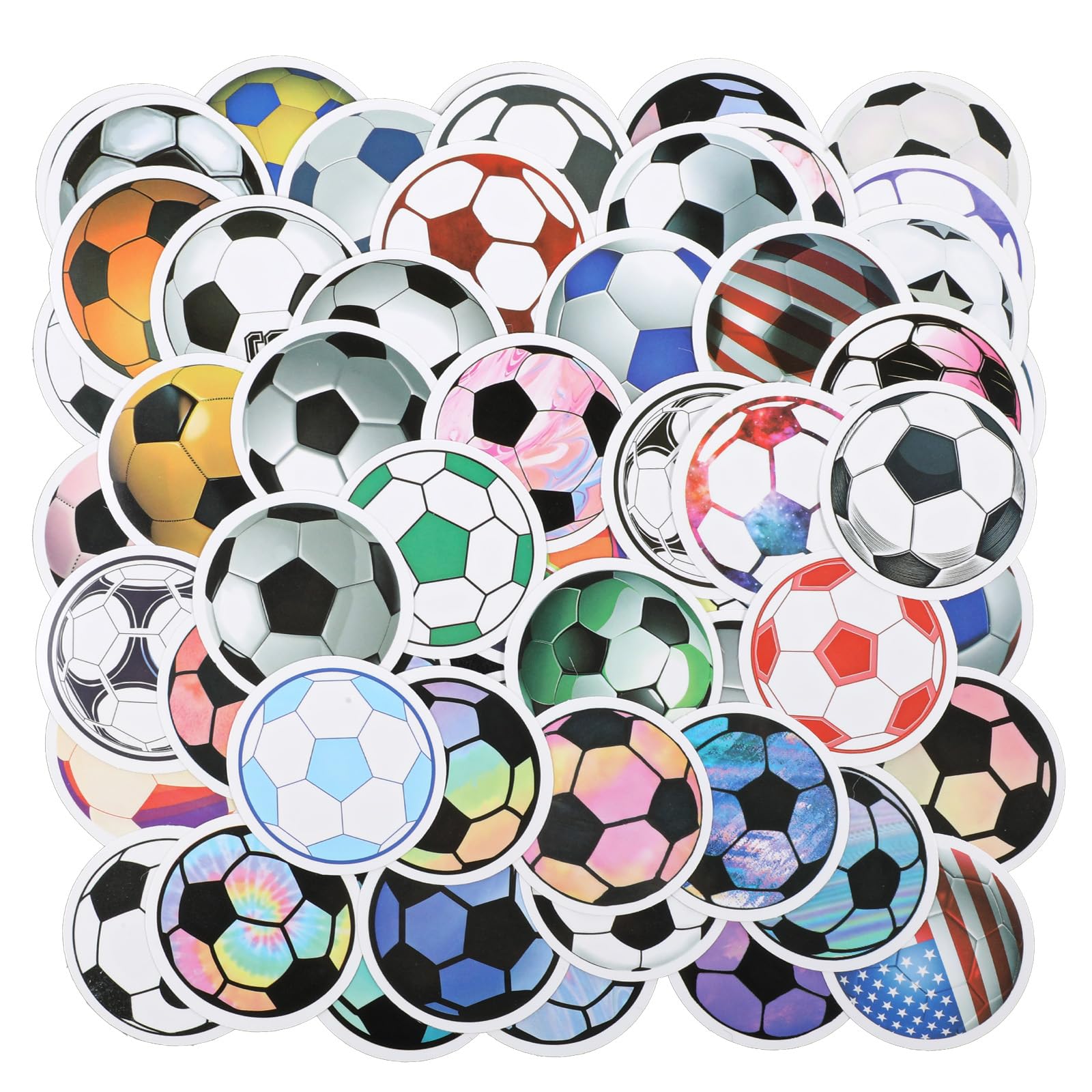 240pcs Soccer Ball Stickers, Soccer Stickers for Water Bottles Football Party Favors for Luggage Skateboard Laptop Notebook Journal
