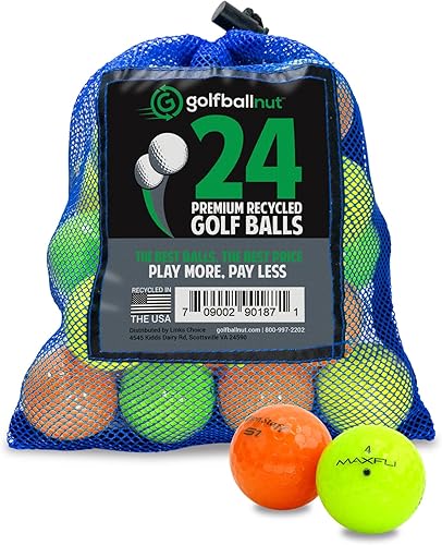 Usado reciclado para marca Bulk Mix 5A Quality Mint Golf Balls
