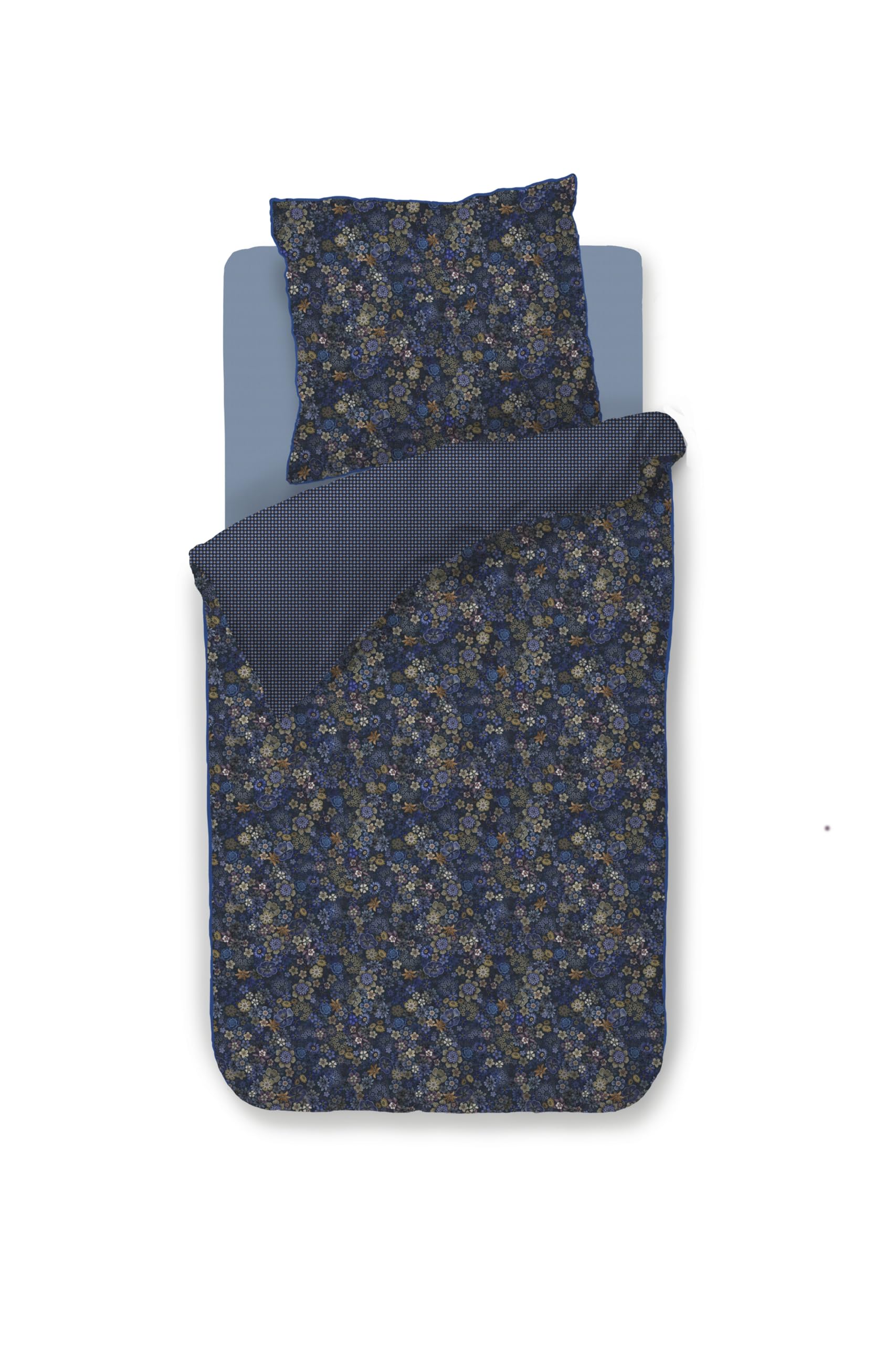 Pip Studio Bettbezug-Set Tutti i Fiori Dunkelblau 155x220cm