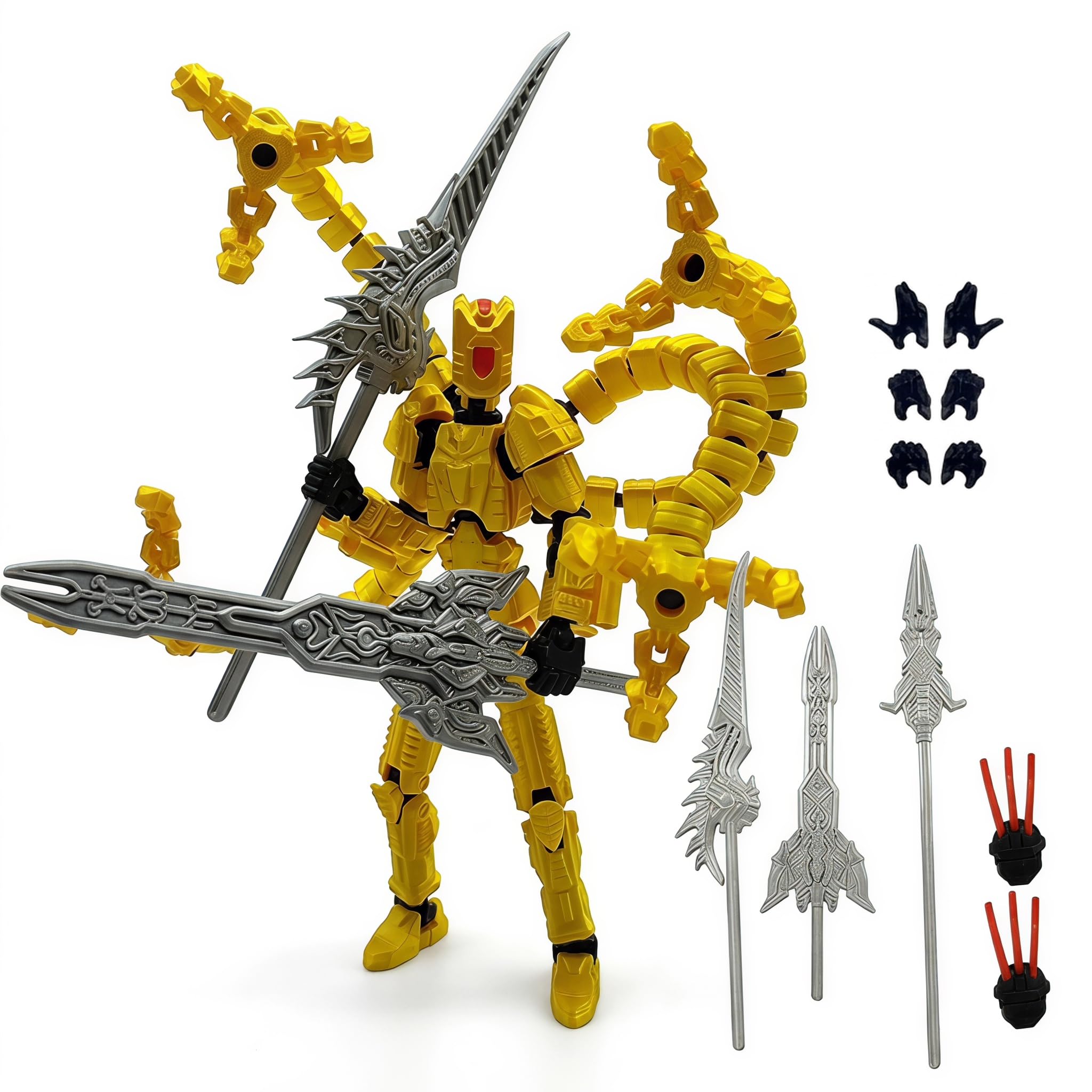 Cretvestsar T13 Action Figures, 3D Printed Robot Figure, T13