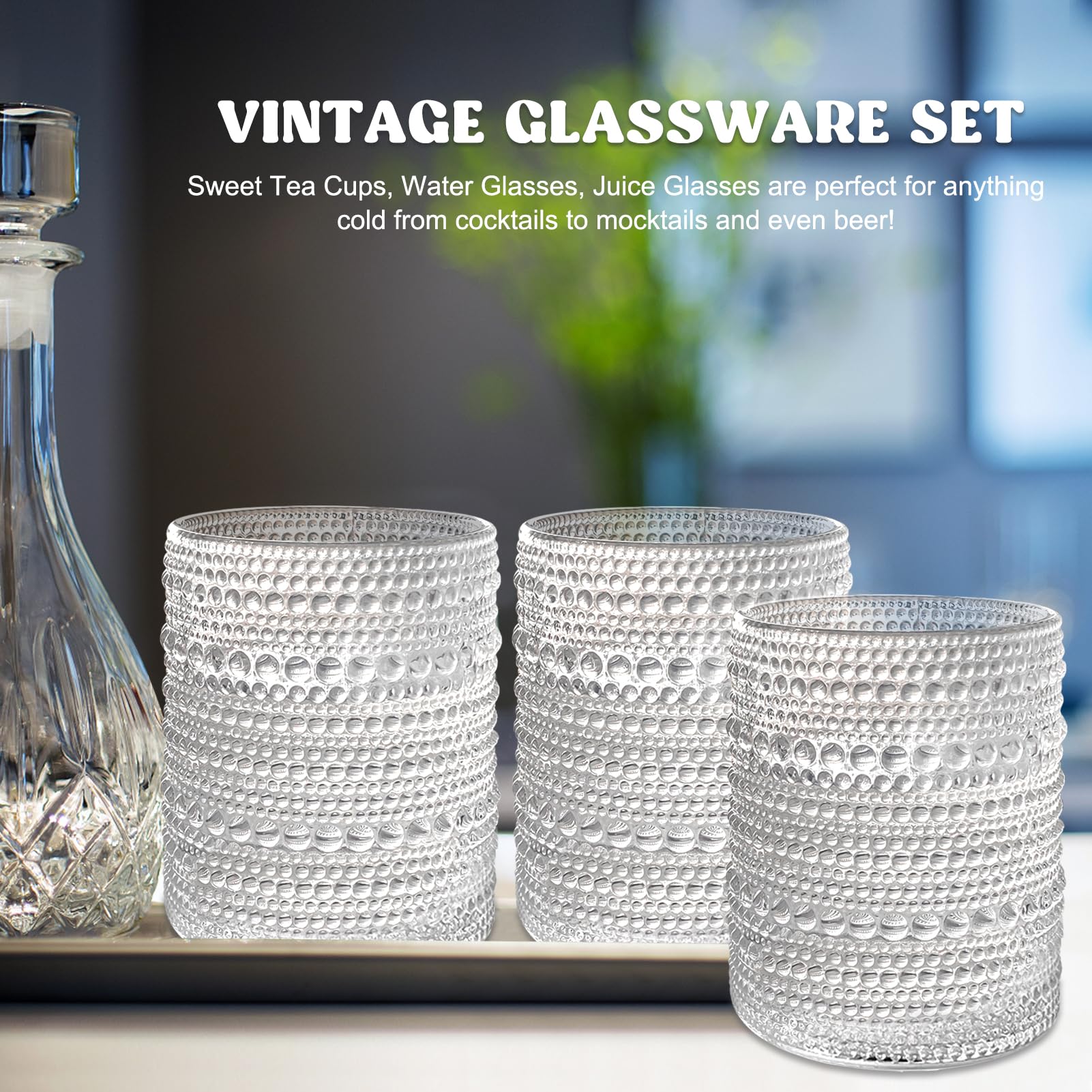 SET BICCHIERI VINTAGE in vetro da Vino per aperitivo a calice Anni 70