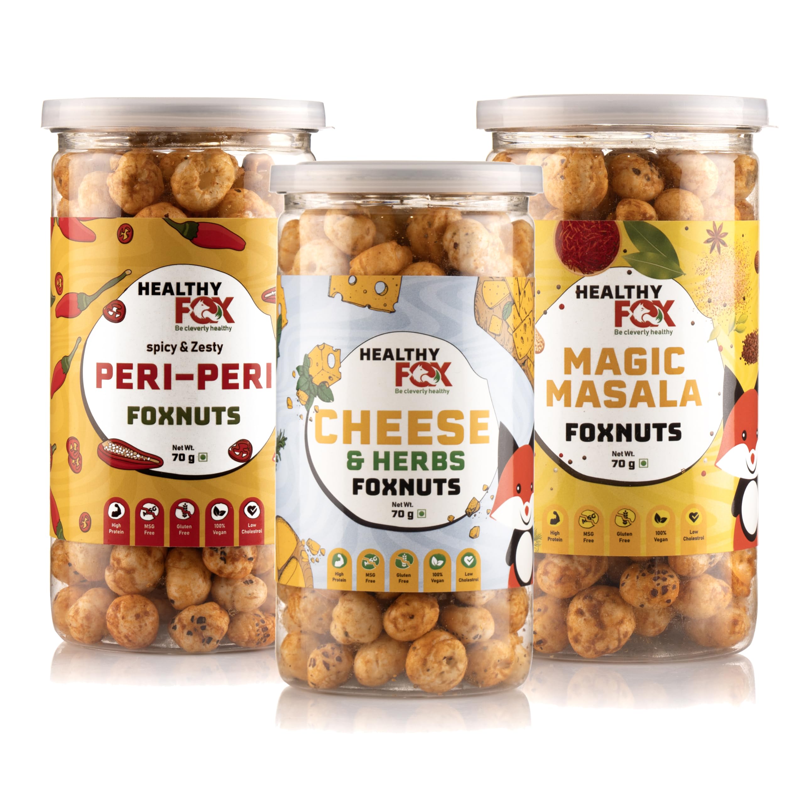 See full amazon price history chart for Healthy Fox Roasted Makhana, Flavoured Snack Items Combo (Peri Peri + Cheese & Herbs + Magic Masala) for Kids & Adults, Protein & Fibre Fox Nuts, Low-Calorie Gluten-Free Phool Makhana, No Preservatives(70g Each) Healthy Fox Roasted Makhana, Flavoured Snack Items Combo (Peri Peri + Cheese & Herbs + Magic Masala) for Kids & Adults, Protein & Fibre Fox Nuts, Low-Calorie Gluten-Free Phool Makhana, No Preservatives(70g Each) (B0CQK89FK8) Amazon Price History, Amazon Price Tracker