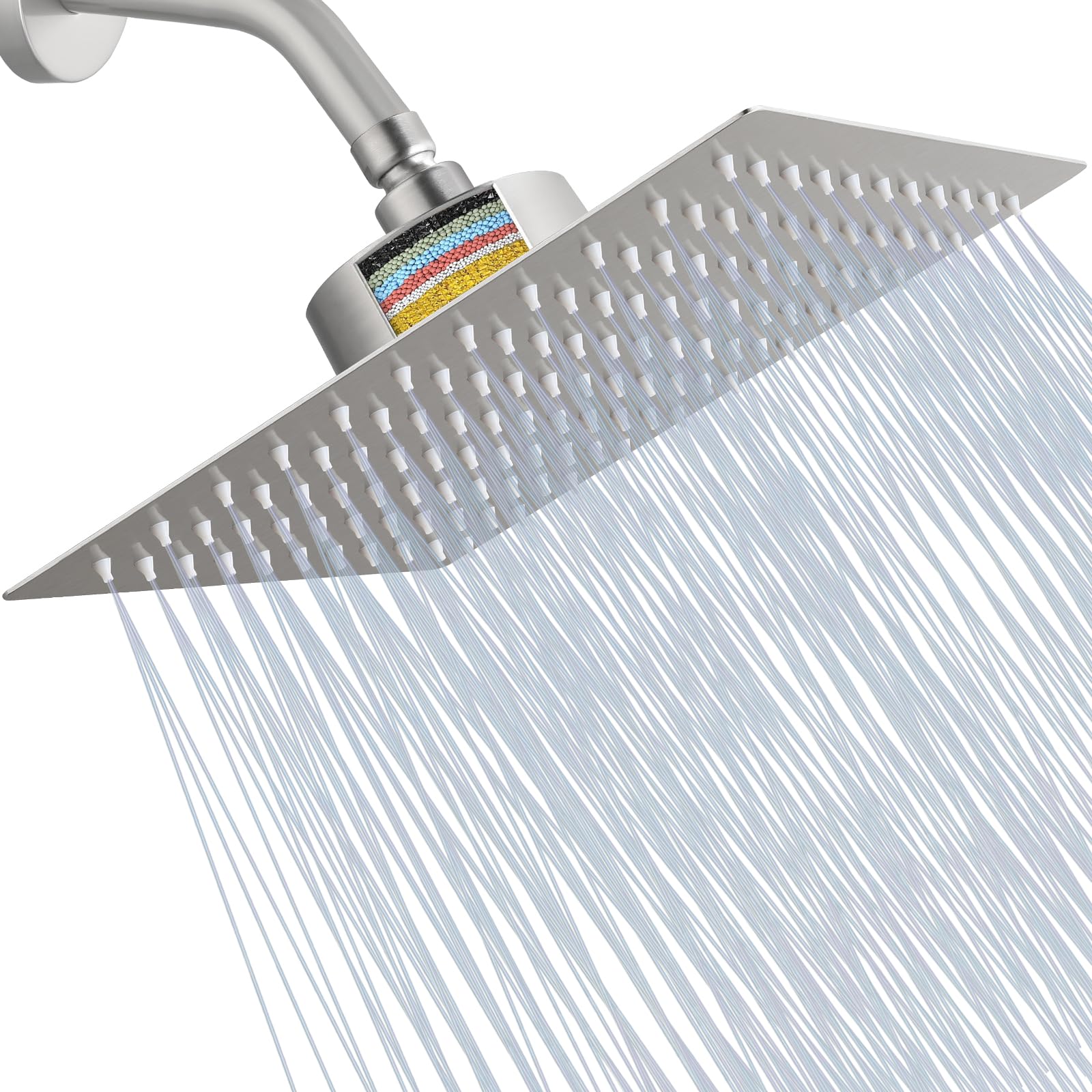 Katezon Filtered Shower Head, High Pressure Showerhead with Filter for Hard Water Remove Chlorine and Harmful Substances