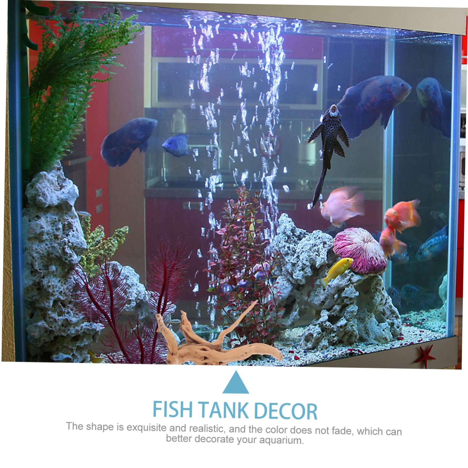 Yardwe 3piezas Troncos Flotantes De Madera para Acuario Decoración Natural para Peceras