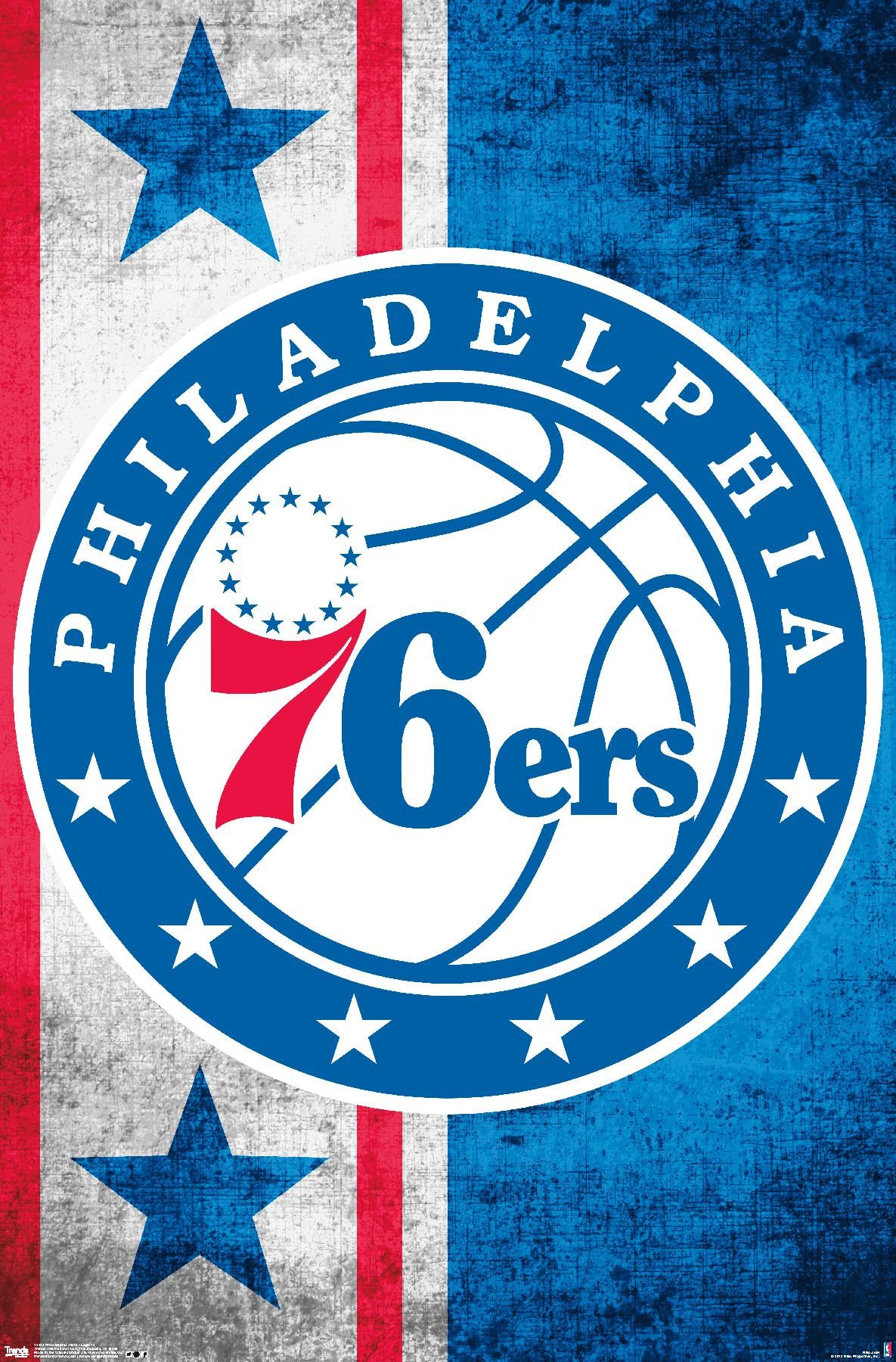 Amazon.com: Trends International NBA Philadelphia 76ers - Logo 15 