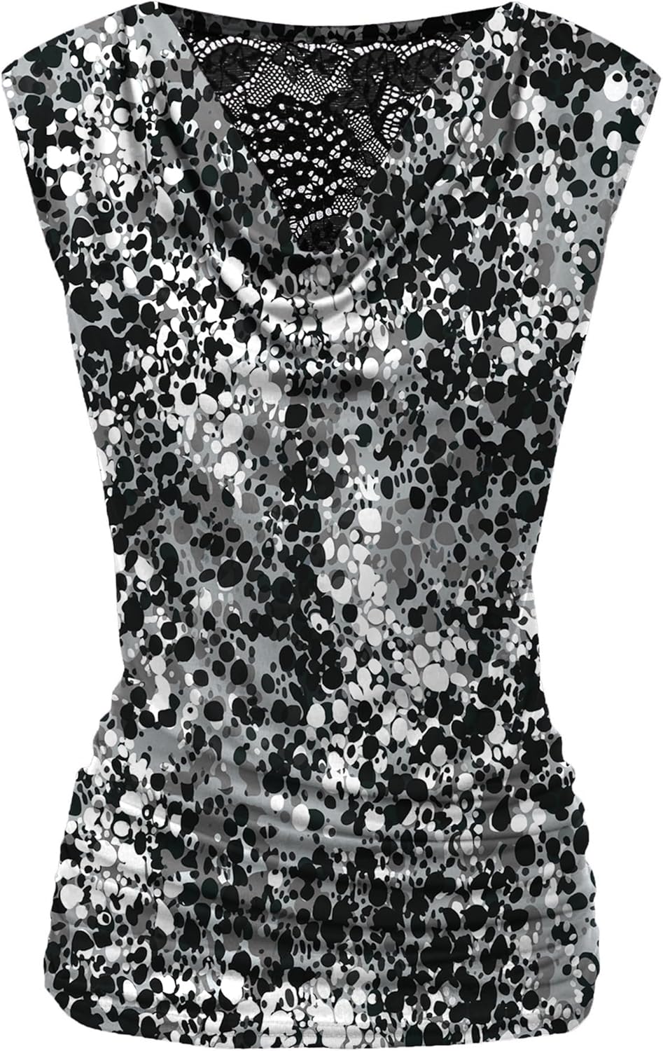 Zeagoo Tank Top for Women Trendy Going Out Tops Sleeveless Shirts Ruched Business Casual Basic Tunic Tops