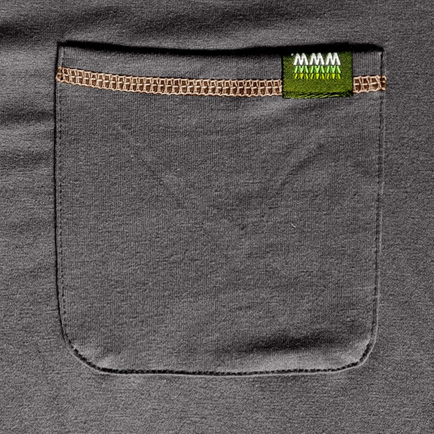 MARSVOVO Mens Henley Shirts Classic Button Long Sleeve Shirt Casual Business Trendy Tops with Pocket - Image 5