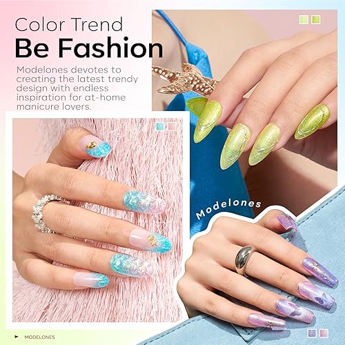 Vista 155 de Modelones - Set de esmaltes de uñas de gel, otoño, invierno, 6 colores, tono nude, esmalte de gel marrón, beige, caqui, juego de esmalte de uñas Un