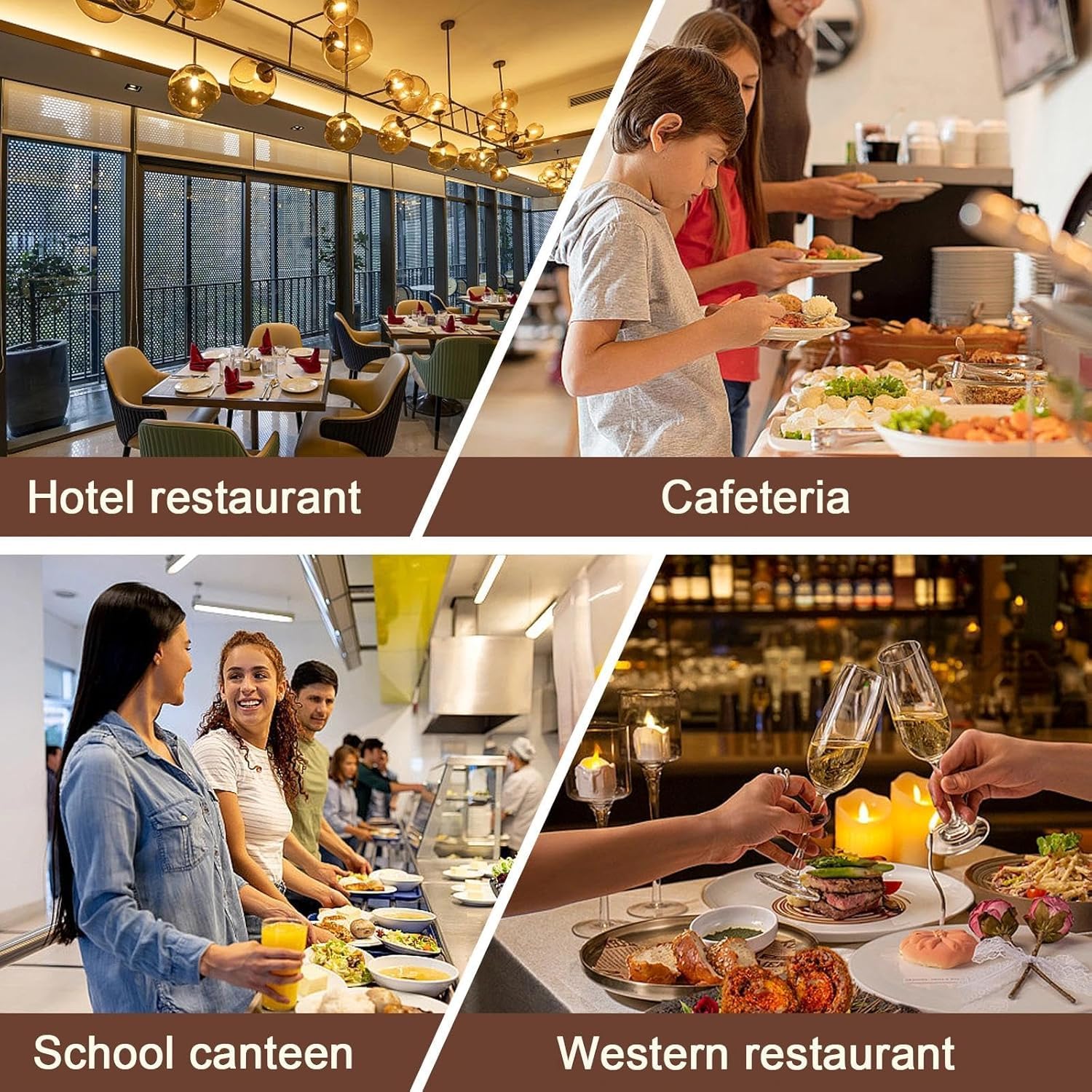 Calentador de Comida Eléctrico 9L con Pantalla Táctil Digital (1/3) | Calentador de Alimentos de Acero Inoxidable para Buffet, Restaurante y Catering, Ideal para Mantener Platos Calientes en Mesa