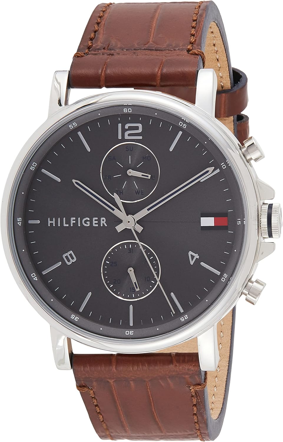 Tommy Hilfiger Men's Multi Dial Quartz Watch Daniel Silver