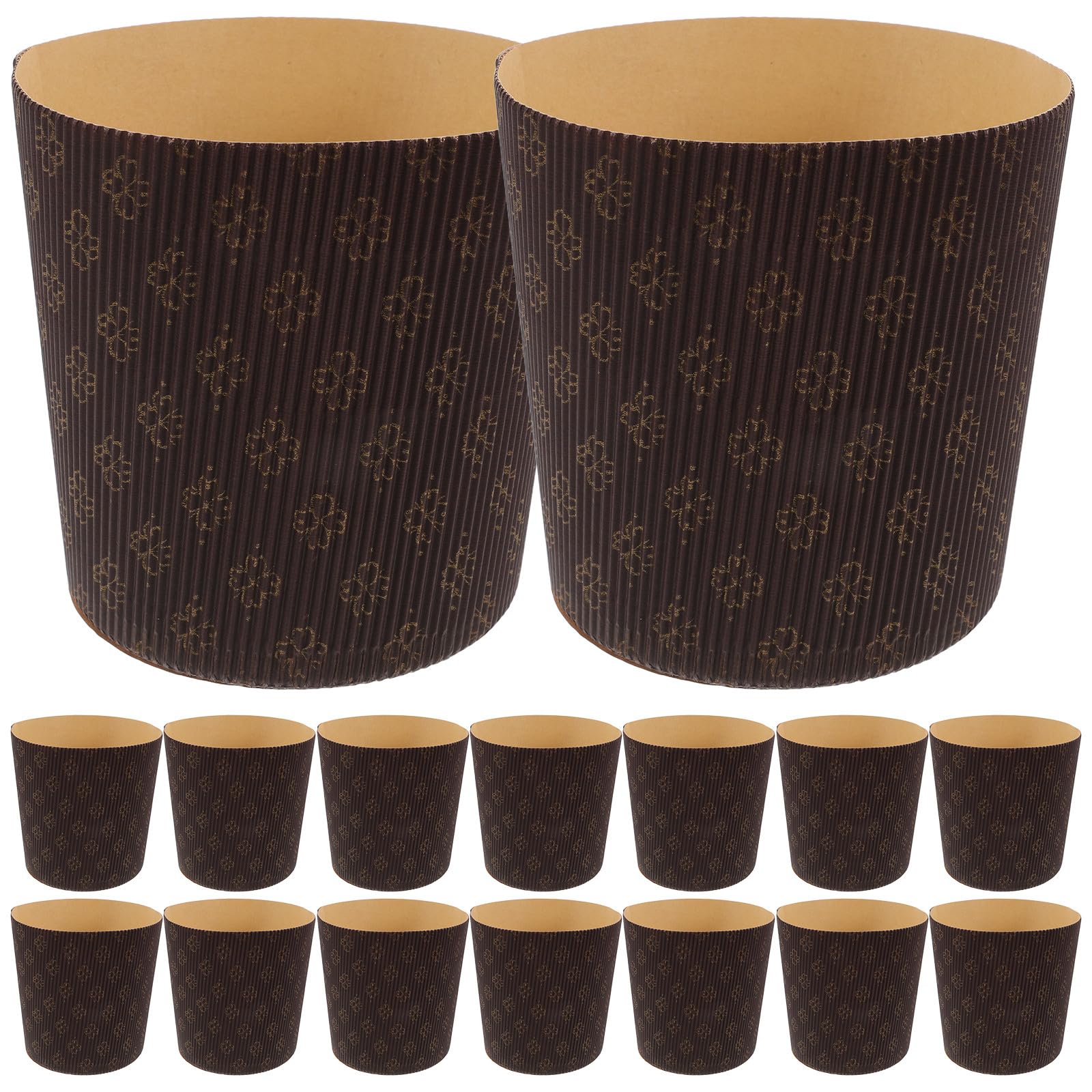 SOLUSTRE Capacillos para Hornear Pasteles y Cupcakes, 25 Unidades de Papel Antigrasa de 10 CM, Molde para Magdalenas y Repostería en Reuniones Familiares