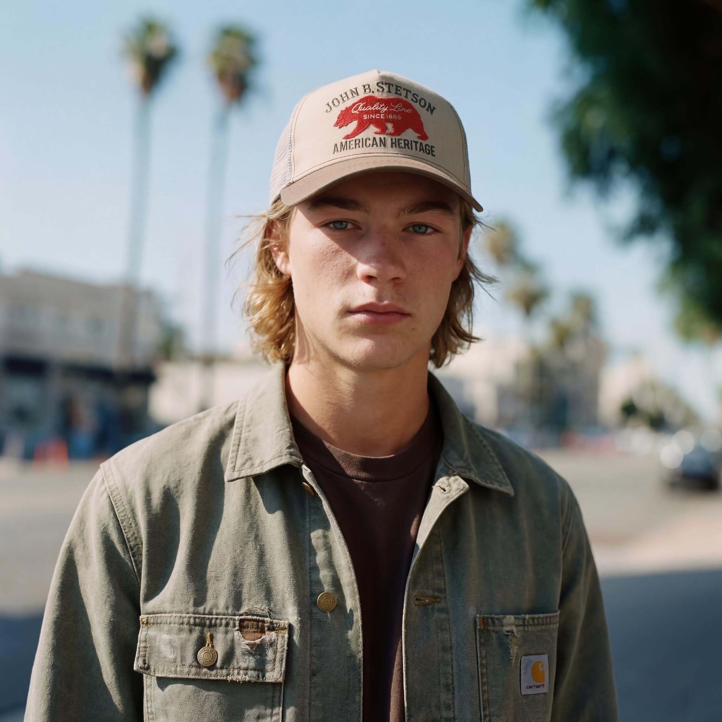 Stetson Cappellino Trucker On The Road Uomo - Mesh cap Berretto Baseball Snapback, con Visiera, Visiera Inverno Autunno Primavera Estate Estate/Inverno