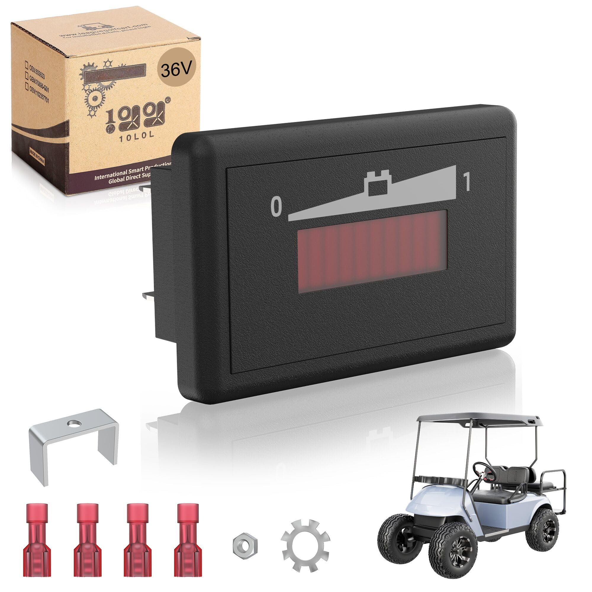 Photo 1 of 10L0L Golf Cart Battery Meter 36V LED Power Indicator