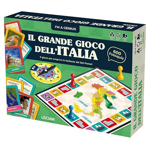 Liscianigiochi 51156 Das Große Spiel Italiens, Mehrfarbig, 6 x 38,8 x 28,5 cm; 700 Gramm
