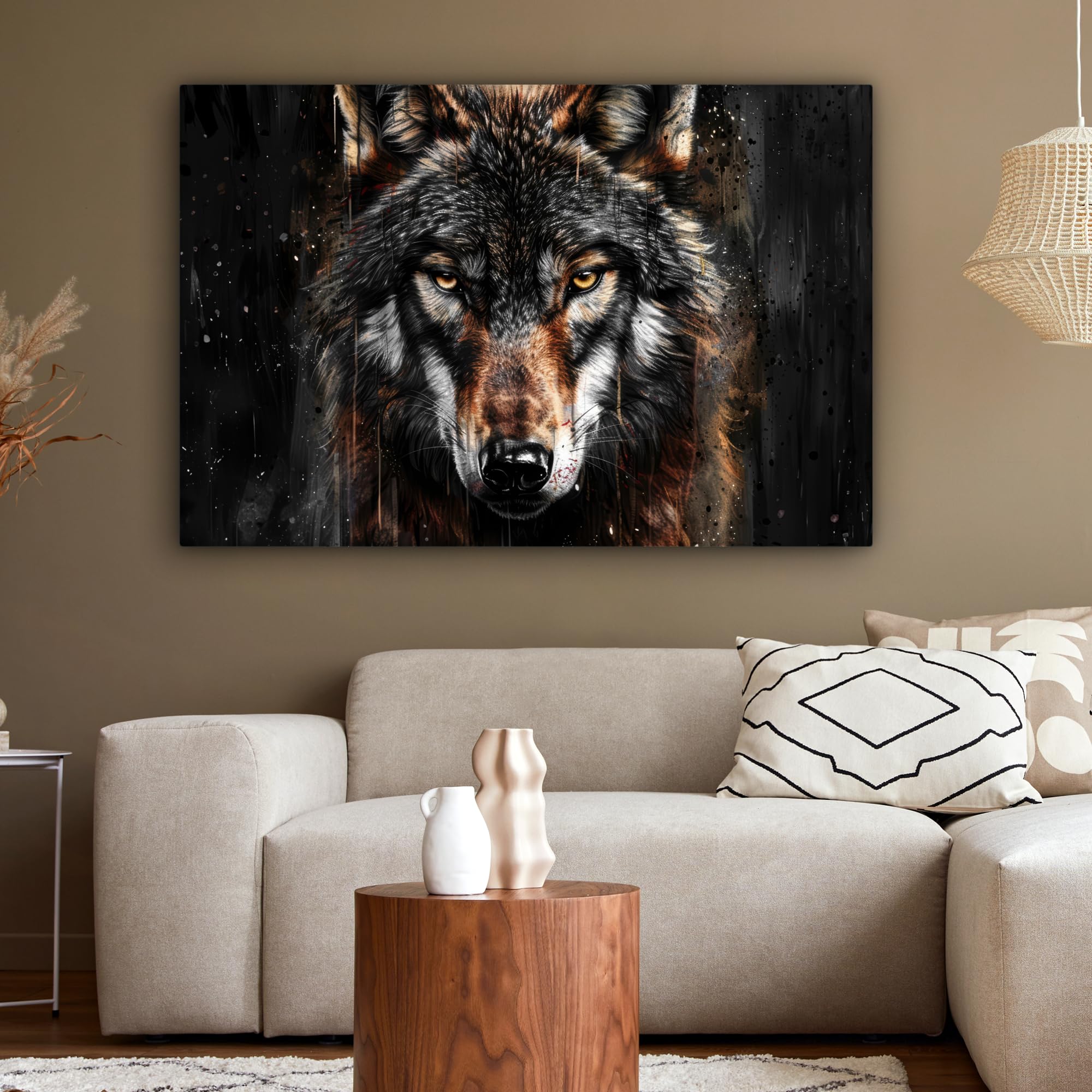 MuchoWow© Canvas Schilderij 120x80 cm Kamer Muur Decoratie Woonkamer Slaapkamer Room Decor Wall Decoration Art Painting Schoenen - Graffiti - Wit - Kleuren