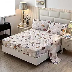 SDY Conjunto de lençóis de cachorro com 4 peças, conjunto de lençóis de cama de cachorro, microfibra supermacia, resistente a rugas e desbotamento, para crianças adolescentes, amantes de cães e animais, tamanho completo