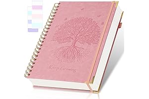 Pink College Ruled Spiral Notebook