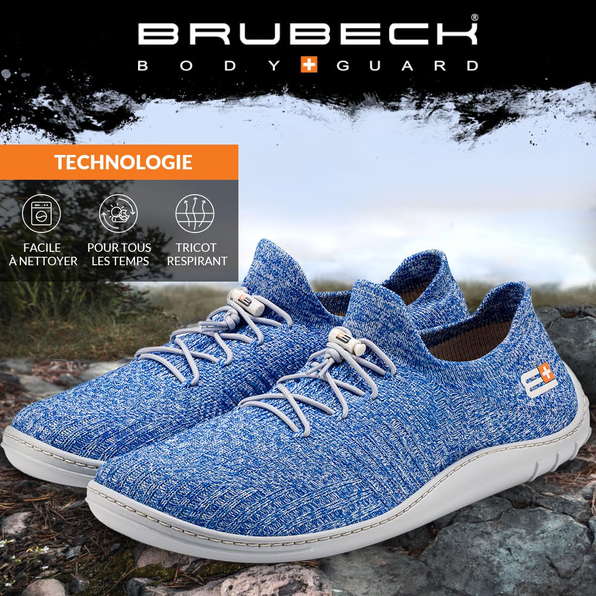 BRUBECK Wygodne buty z merynosów | męskie | Barefoot | SH5003
