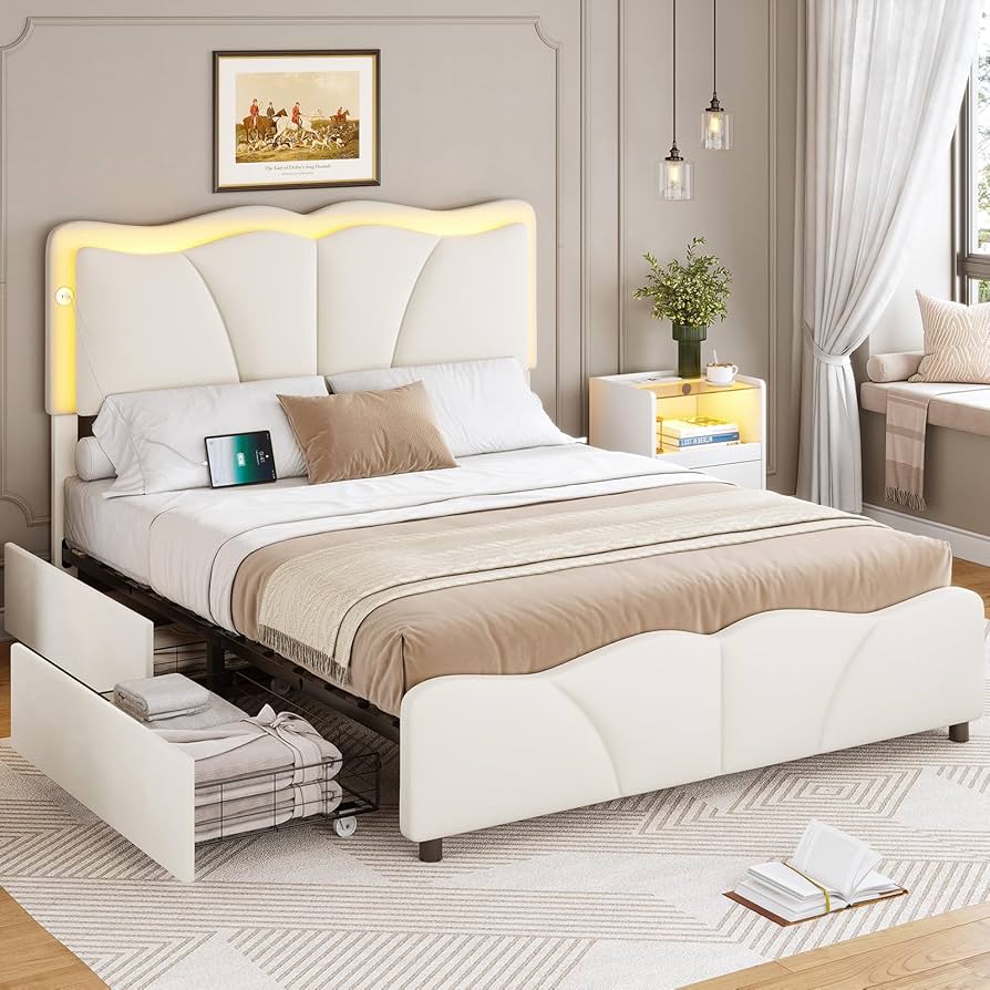 ベッドフレーム BED + MATTRESS with storage - 160x200 cm Beds with Storage 160x200cm. Buy Online & In-store! - IKEA