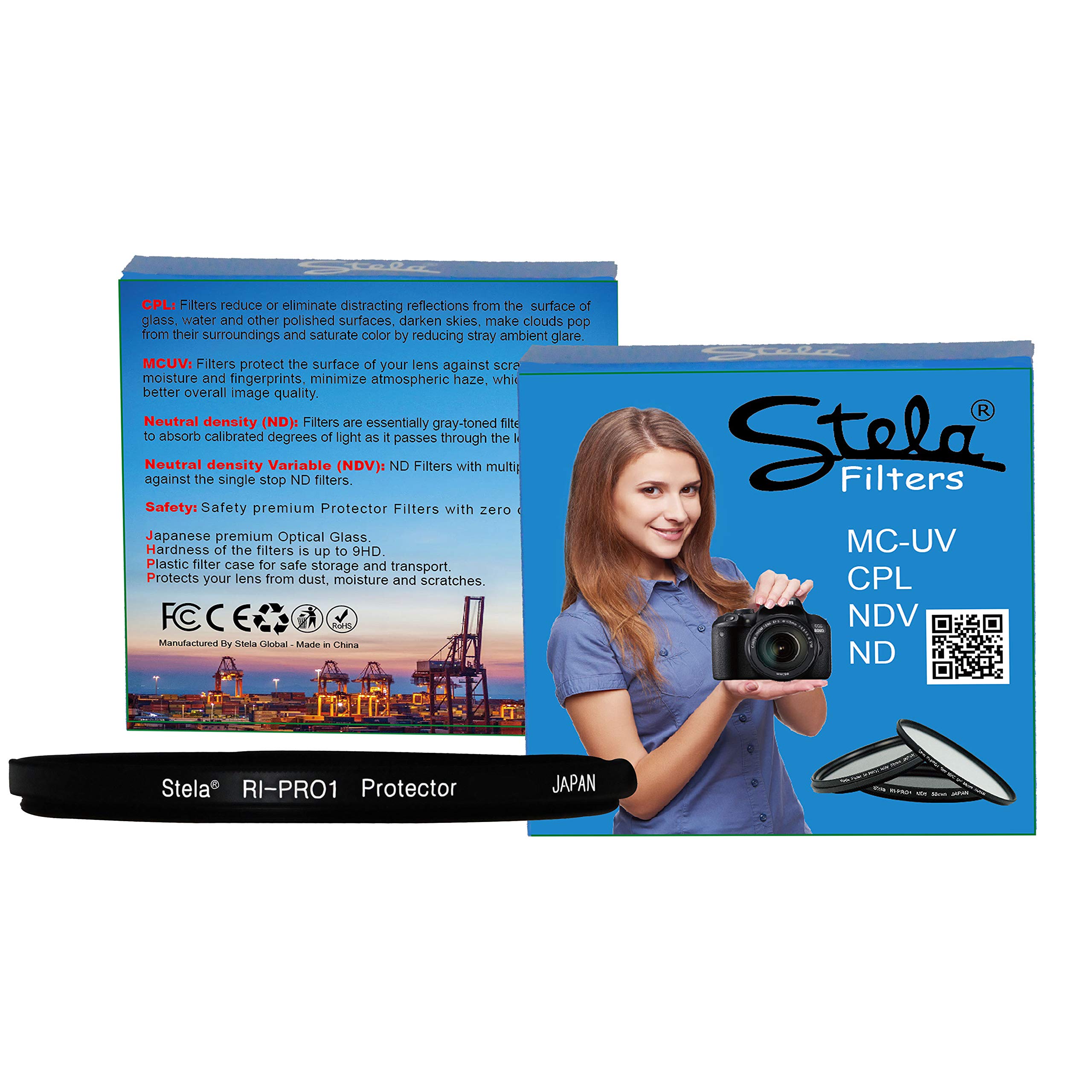 Stela Safety Filter RI-PRO1 Protector 82mm Zero Coating Filter Compatible with Tokina at-X 17-35 F4 PRO FX