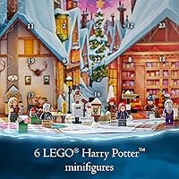 Vista 5 de LEGO Harry Potter 2023 Calendario de Adviento 76418 Cuenta Regresiva de Navidad con Sorpresas Diarias, Descubre Nuevas Experiencias con 18 Mini