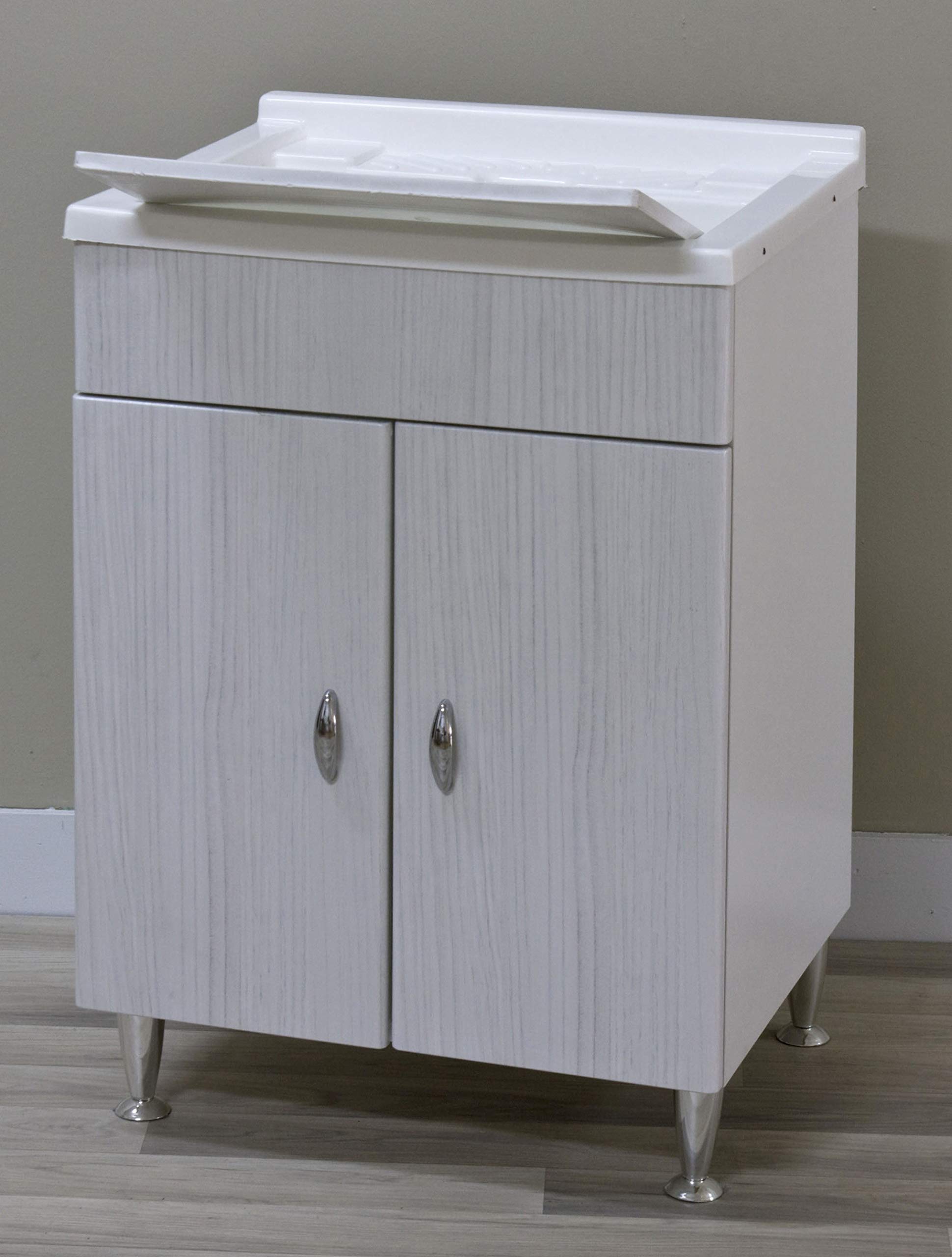 LAVATOIO "ANTONELLA" 60X50 C/SIF.BIANCO PORT