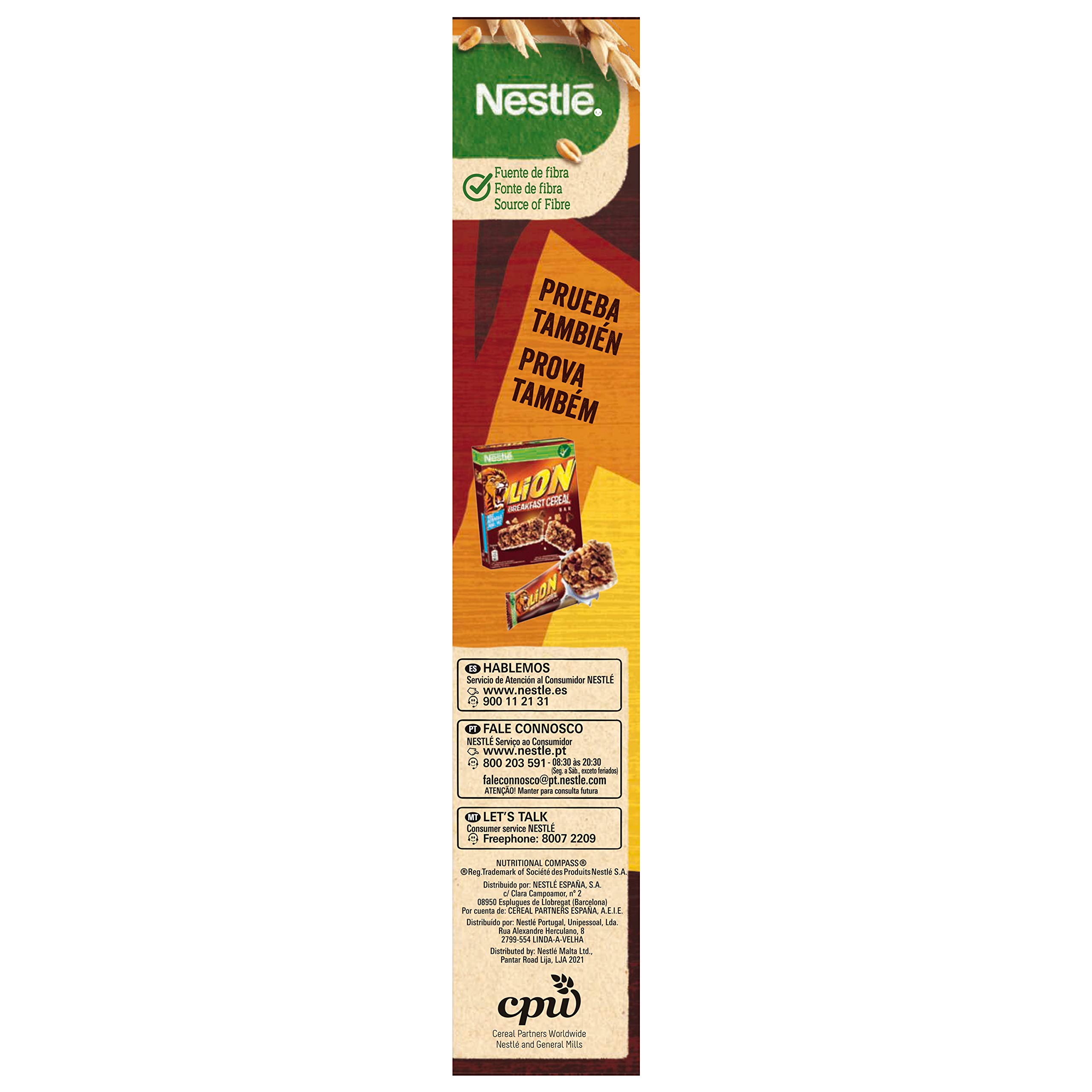 Cereales Nestlé Lion Wild - 8 paquetes de 410 g