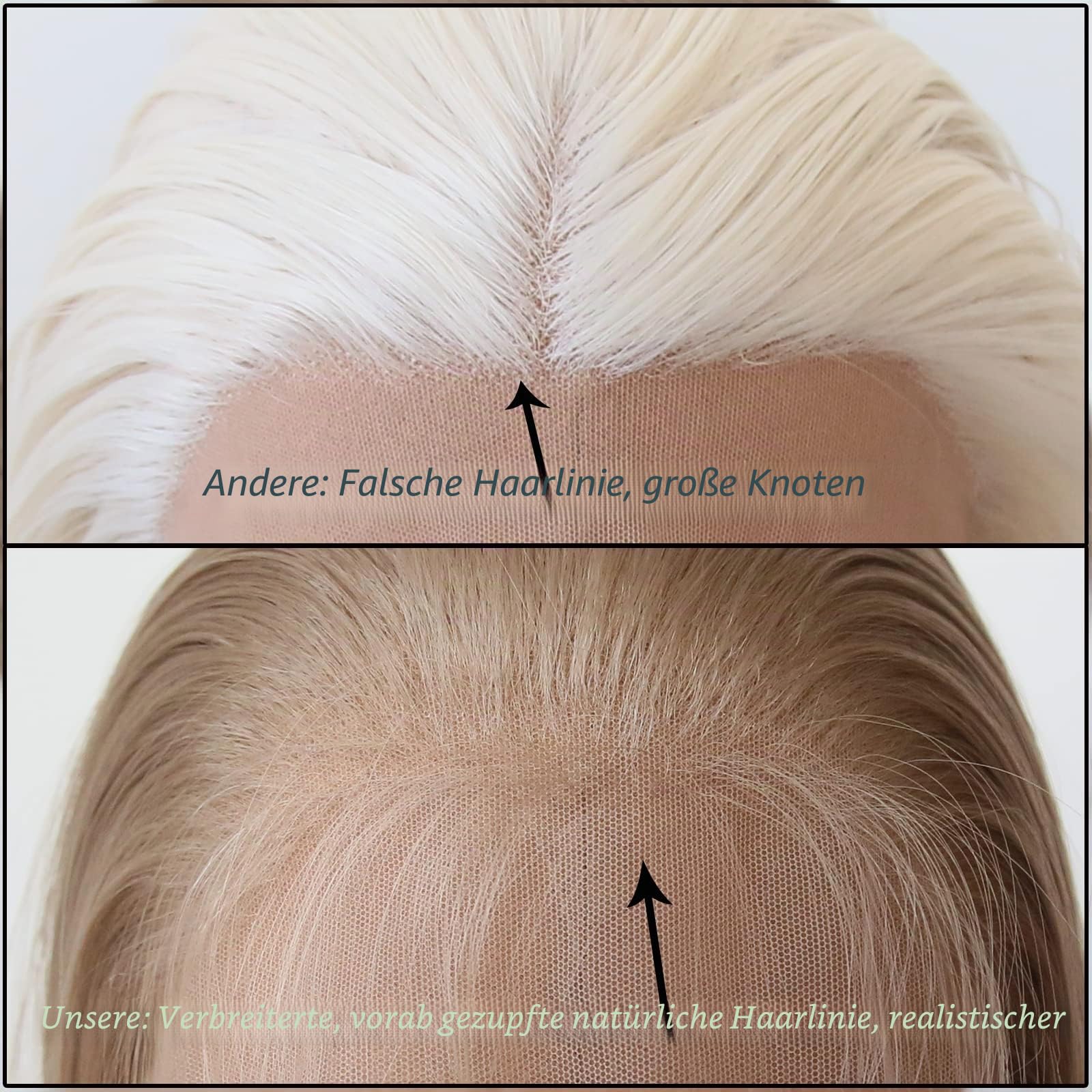 Honigblond, hellbraune Perücke, lang, glatt, Honigbraun, synthetische Lace-Front-Perücke, vorgezupft, natürlicher Haaransatz mit Babyhaar, für schwarze Frauen, handgeknüpft, Cosplay, tägliches