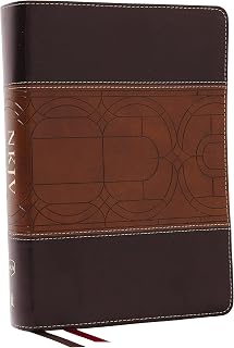 NKJV Study Bible Leathersoft Brown Full-Color Comfort Print - Thomas Nelson Ultimate Study Resource for Deeper Faith