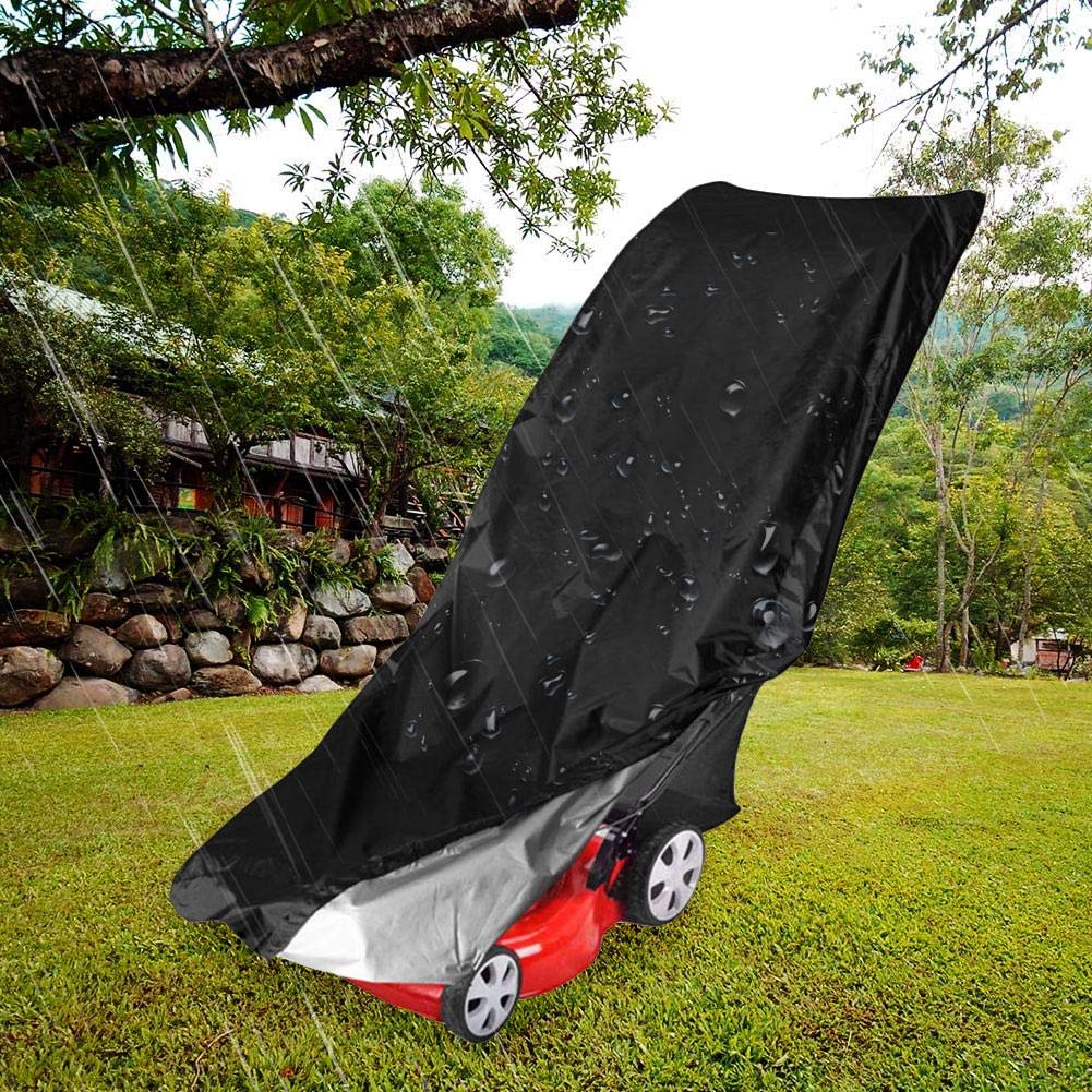 Housse Protection Tondeuse à Gazon Imperméable – Universelle, Anti-UV Anti-Poussière, Avec Cordon & Sac De Rangement