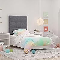 Vista 270 de Jaxx Panelist - Cabecero acolchado moderno, juego de 4 paneles para montar en la pared (cada uno de 11.25 x 38 pulgadas), tamaño King