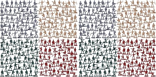 Miniatura 7 de AMOR PRESENT Juego de 120 piezas militares para hombres del ejército, juego de soldado militar, figuras de acción del ejército, con vehículos,