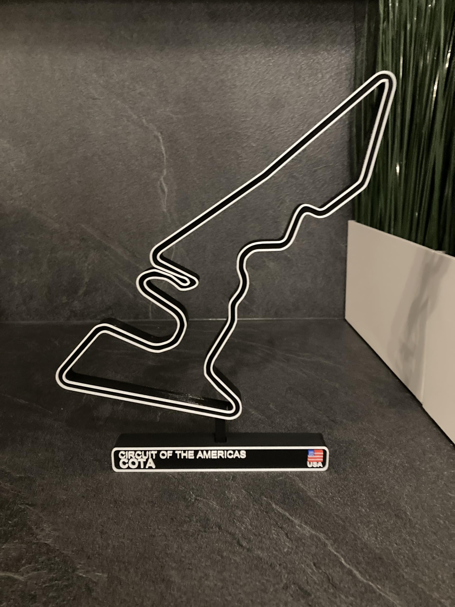Circuit COTA, Maquette 3D du Circuit de F1, Décoration Automobile