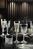 Vista 4 de Barski Highball - Juego de 6 vasos Hiball - Cristal de cristal - Bellamente diseñado - Vasos para beber - para agua, jugo, vino, cerveza y cócteles