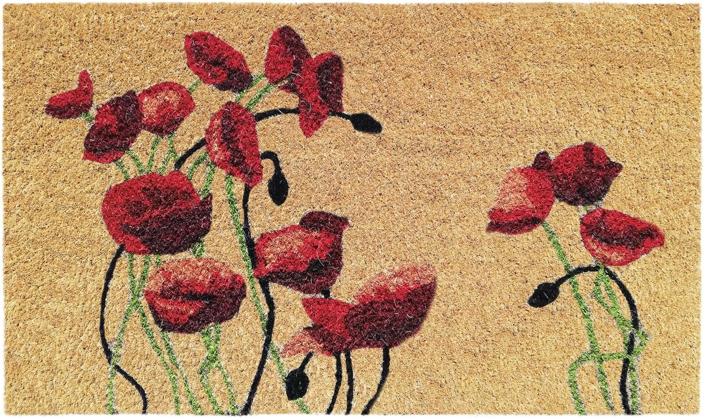 Zerbino In Fibra Di Cocco 40x70cm - Semiluna Verde, Antiscivolo, Resistente Ad Acqua E Intemperie - Foto 4