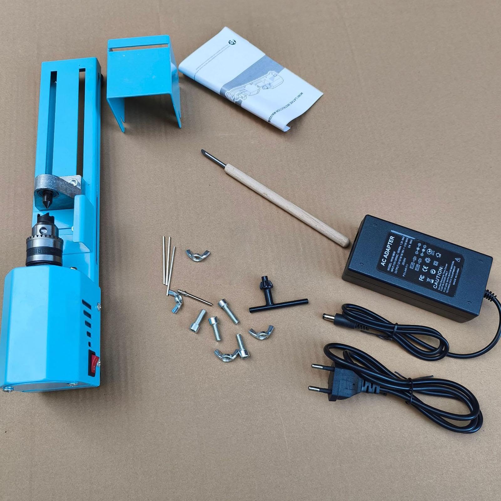 Harilla Mini torno para bricolaje, carpintería, profesional, de, herramienta rotativa compacta, torno para de madera, manualidades, torneado