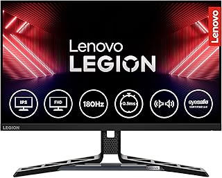Lenovo Legion R25i-30 | 25 Inch (63.5cm) 165Hz FHD Gaming Monitor | 0.5ms, AMD Freesync, 99%sRGB, 90% DCI-P3, 3Wx2 Speaker, 2xHDMI, 1xDP| Tilt, Swivel, Pivot, Height Adjust Stand | Black | 67B7GACBIN