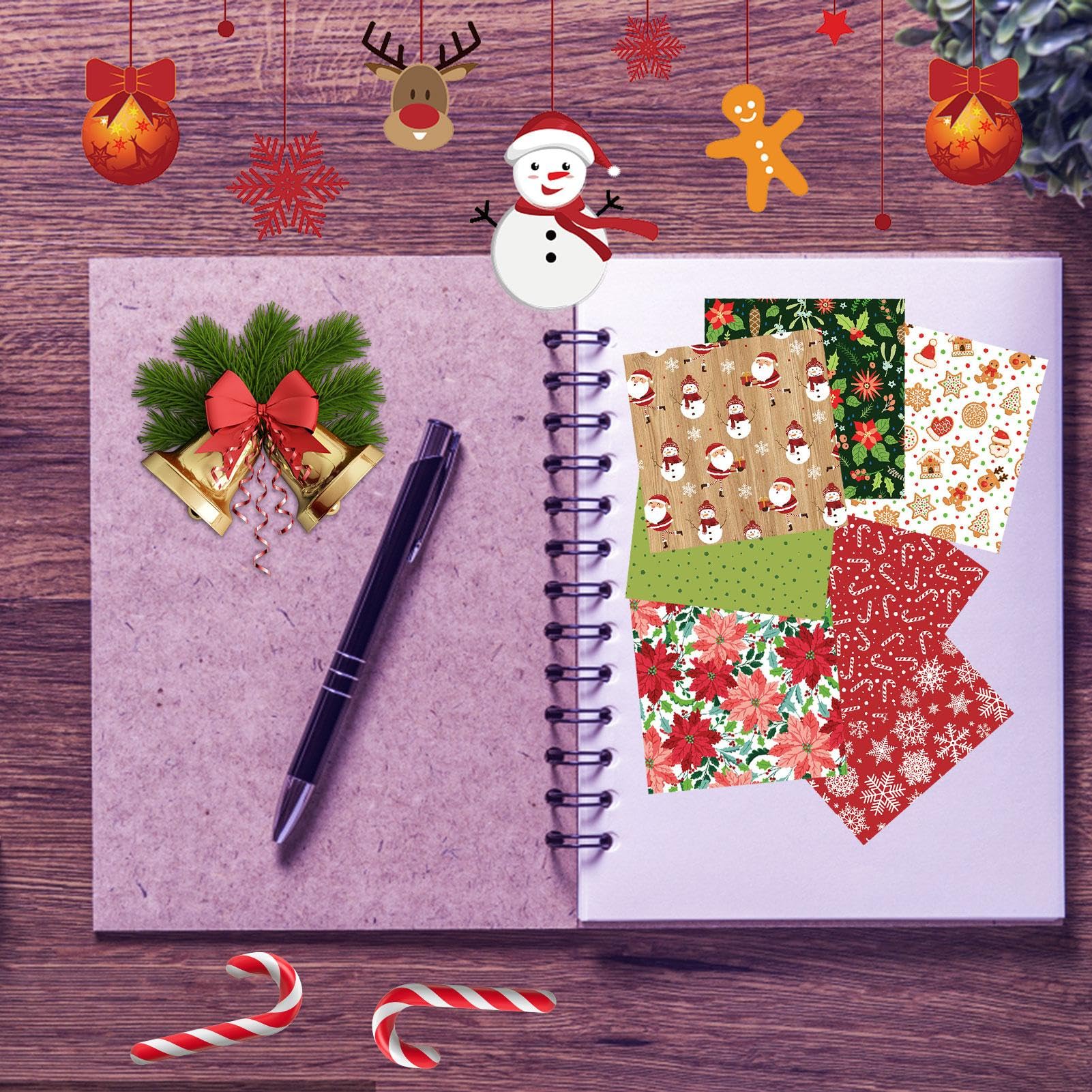 Amazon.co.jp: クリスマスクラフトペーパー | 6インチ