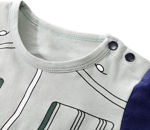 Miniatura 3 de IURNXB Paquete de 2 mamelucos para bebés y niñas lindos recién nacidos de algodón para bebés ropa de cosplay de dibujos animados